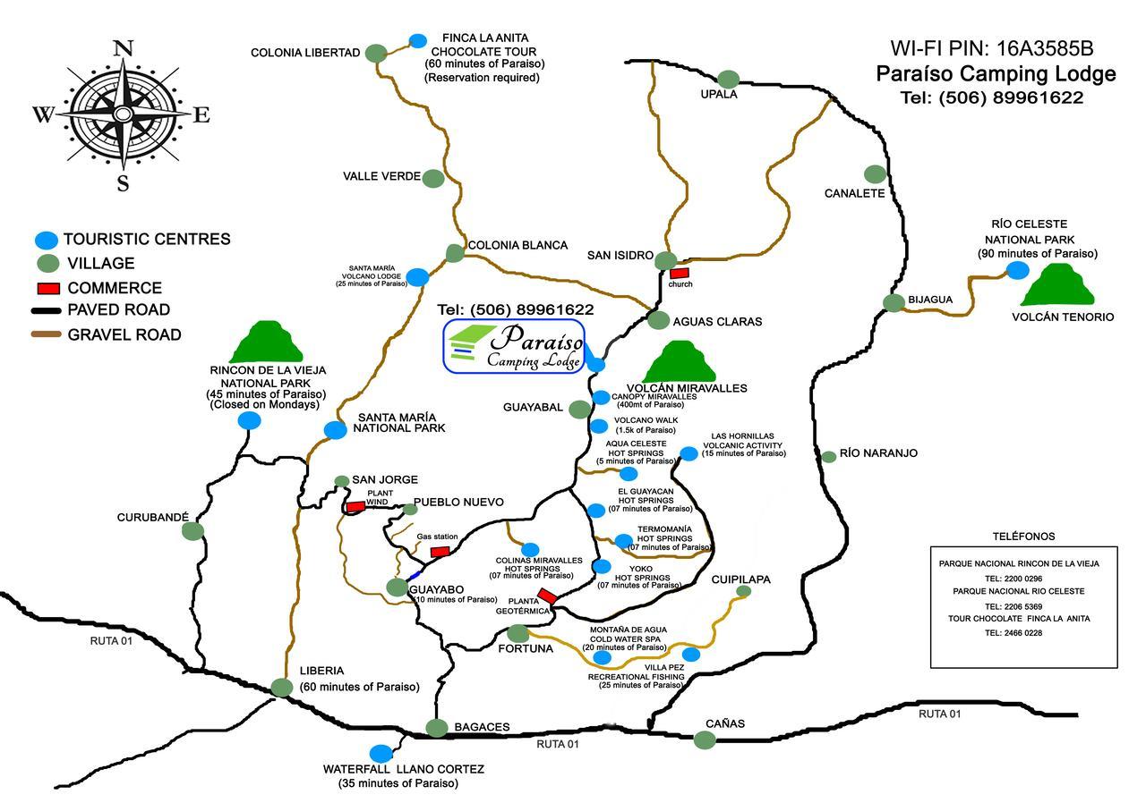 Paraiso Volcano Lodge Guayabo  Εξωτερικό φωτογραφία